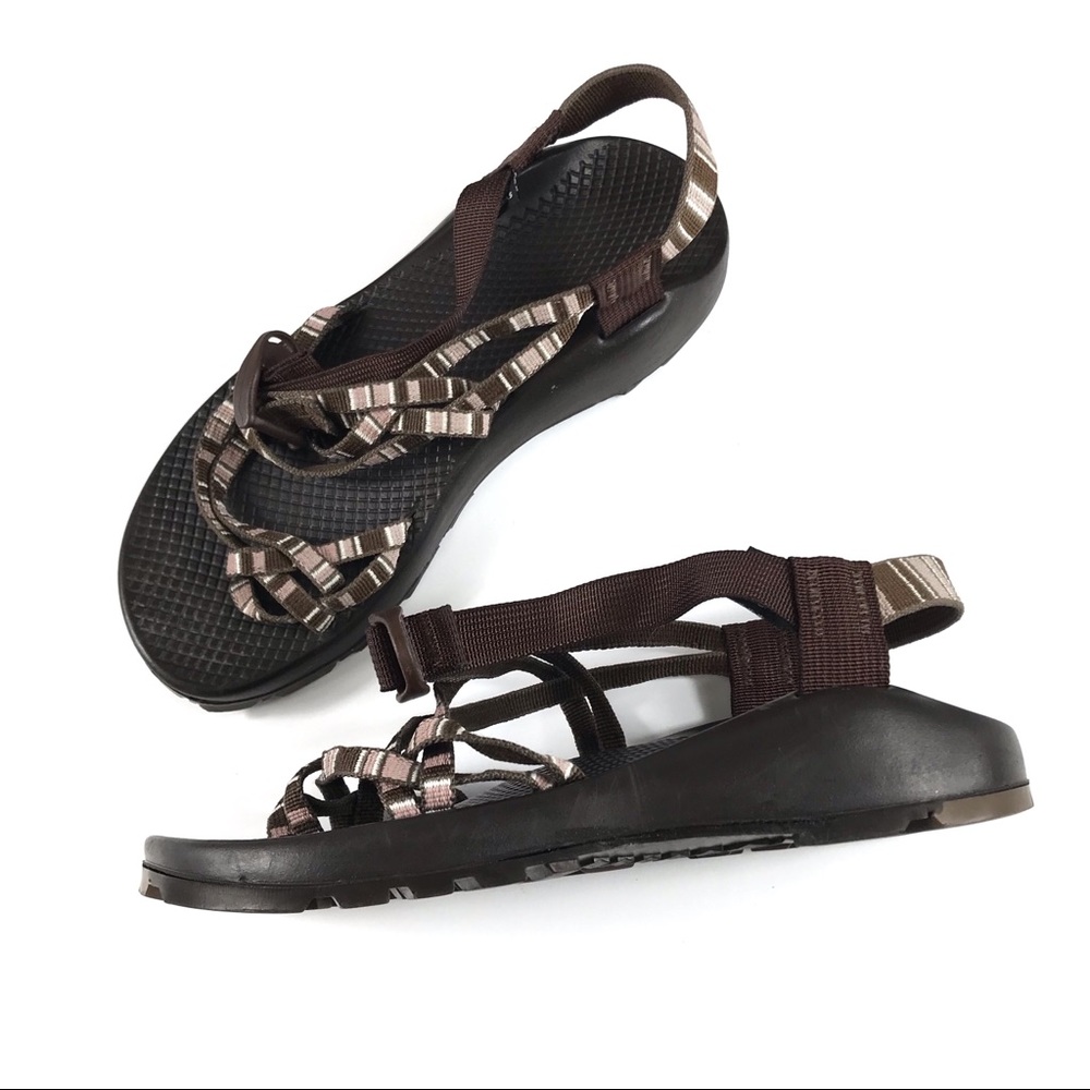 Chaco Women's Sandals - Brown and light pink